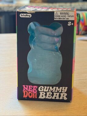 SCHYLLING | Nee Doh Blue Gummy Bear Squishy Toy